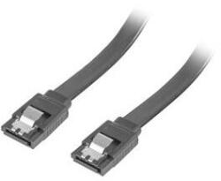Lanberg cable SATA DATA III (6GB/S) F/F 50cm; METAL CLIPS Black (CA-SASA-14CU-0050-BK)