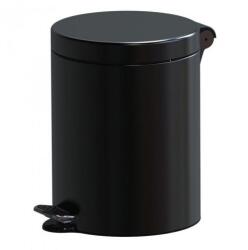 Studio Casa Cos Menajer De Gunoi Cu Pedala , Metal, 5L Negru, Studio Casa (ST5LN) - vexio Cos de gunoi