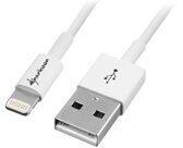 Sharkoon cable HDMI -> HDMI 4K white 1.0m - A-A (4044951018109)