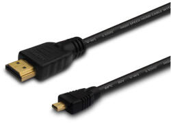 SAVIO CL-39 HDMI cable 1 m HDMI Type A (Standard) HDMI Type D (Micro) Black (cl-39) - vexio