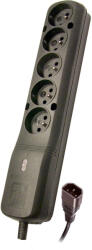 Lestar LZ- 530 BW G-A K. : CZ 1, 5M IEC320 power extension 1.5 m 5 AC outlet(s) Indoor Black (1966020000)