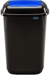 Plafor Cos plastic reciclare selectiva, capacitate 45l, PLAFOR Quatro - negru cu capac albastru - hartie (PL-659-02) - vexio Cos de gunoi