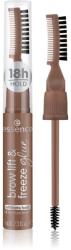essence Brow Lift & Freeze gel incolor pentru sprâncene culoare 03 Medium Brown 7 ml