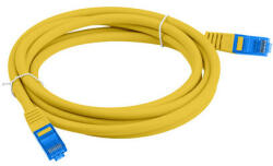 Lanberg PATCHCORD S/FTP CAT. 6A 2M YELLOW LSZH (PCF6A-10CC-0200-Y) - vexio