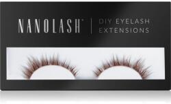 Nanolash DIY Eyelash Extensions set pentru extensia genelor acasă Divine BROWN 36 buc