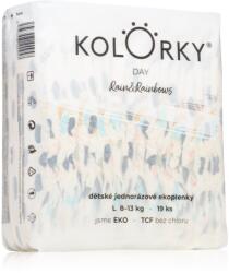 Kolorky Day Rain&Rainbow scutece de unică folosință marimea L 8-13 Kg 19 buc