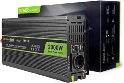 Green Cell INV10 power adapter/inverter Auto 2000 W Black (INV10)