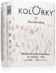 Kolorky Day Rain&Rainbow scutece de unică folosință marimea XL 12-16 Kg 17 buc