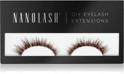 Nanolash DIY Eyelash Extensions set pentru extensia genelor acasă Heartbreaker BROWN 36 buc