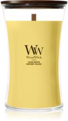 WoodWick Solar Orchid lumânare parfumată cu fitil din lemn 610 g