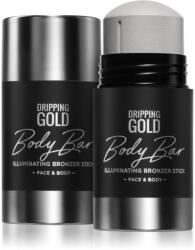 Dripping Gold Luxury Tanning Illuminating Stick Bronzer iluminant pentru fata si corp culoare Silver 36 g