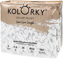 Kolorky Deluxe Velvet Love Live Laugh scutece de unică folosință marimea S 3-6 Kg 25 buc
