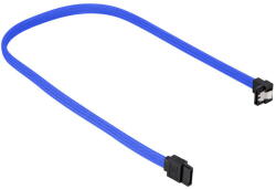 Sharkoon SATA III Angled Cable blue - 30 cm (4044951016488)