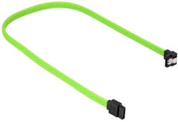Sharkoon SATA III Angled Cable green - 30 cm (4044951016471)