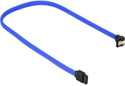 Sharkoon SATA III Angled Cable blue - 45 cm (4044951016532)