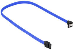 Sharkoon SATA III Angled Cable blue - 60 cm (4044951016587)