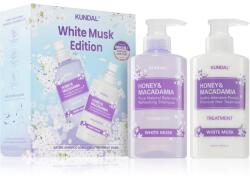 KUNDAL Honey & Macadamia White Musk ajándékszett hajra