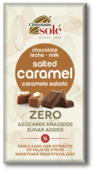 Sole zero tejcsokoládé keto sós karamellával 100 g - vitalora