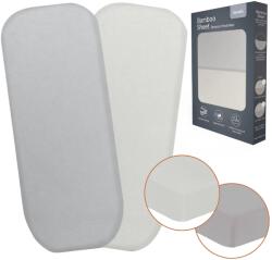 Lionelo Bamboo Sheet, Off White Grey, 80 × 42 cm