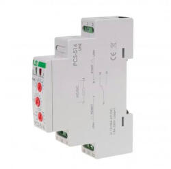 F& F Időrelé multifunkciós, 10 funkció, DIN sínre, 230VAC/24V AC/DC 8A PCS-516UNI (PCS-516UNI)