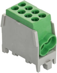 Pollmann Electrotech HLAK 25-1/2/25 M2 elosztótömb 1P 2x25mm2, 2x25mm2, zöld, sorolható 2080190 Pollmann (2080190)