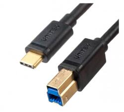 Unitek C14096BK USB-C to USB-B 3.0 Printer Cable, 2m (C14096BK-2M)