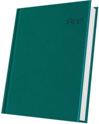 Herlitz Agenda datata 2027 Herlitz Premium Deluxe Ortisei, A5, 352 pagini, coperta din piele sintetica, culoare verde pin HZ400216649