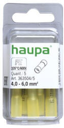 Haupa toldó hüvely 4, 0-6, 0 sárga SmallPack (5db/bliszter) 363504/5 (363504/5)