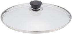 BALLARINI Capac de sticla BALLARINI Lucca Granitium, 28 cm, cu ventil de abur si margine din inox (45427613)
