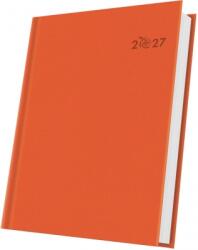 Herlitz Agenda datata 2027 Herlitz Premium Deluxe Predaia, A5, 352 pagini, coperta din piele sintetica, culoare portocaliu HZ400216650