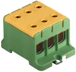 Pollmann Electrotech Fővezeték sorkapocs 3x 95/3x95 (16-95mm2) zöld/sárga UK 95/3 A, 2090309 Pollmann (2090309)