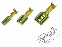 Haupa gyorscsatlakozó hüvely csupasz réz-stop 1-1, 5mm2, CSH-6 280004 (280004)