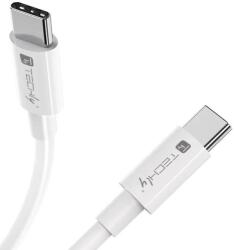 TECHLY Cablu de date Techly ICOC-MU4-40G240W1, USB-C male - USB-C male, 1 m, White (ICOC-MU4-40G240W1)