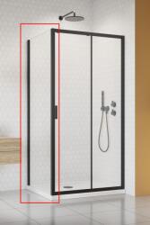 Radaway Alienta Black S 80 cm oldalfal, fekete 10270080-54-01 (10270080-54-01)