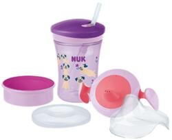 Nuk Set Căni de învățare, Evolution All In 1, 6 luni +, 230 ml, NUK Set pentru masa bebelusi