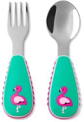 Skip Hop Set tacamuri, Flamingo Set pentru masa bebelusi