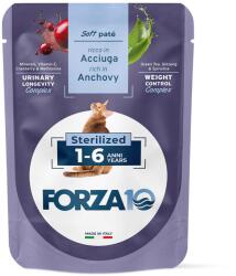 FORZA10 48x80g BOTANICAT FORZA10 Soft Paste Sterilized szardella nedves macskatáp