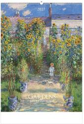 TopTimer Falinaptár TOPTIMER T096 420x560mm álló Gardens impressionism 2027 T9600-12A (T9600-12A)