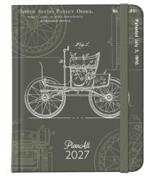PLANALL Határidőnapló PLANALL Mini A/6 heti keményfedelű Outline 2027 (7540219000) - vectraline