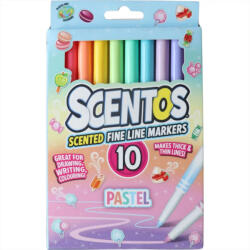 WeCool Scentos Illatos, finom vonalú filctoll, pasztell színek, 10 db (20111)