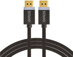 SAVIO DisplayPort cable 2 m Black SAVIO CL-166 (CL-166)