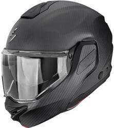 Scorpion Cască de motocicletă Scorpion EXO-TECH II Carbon Solid, flip-up, neagră mată (SCRP180-261-10)