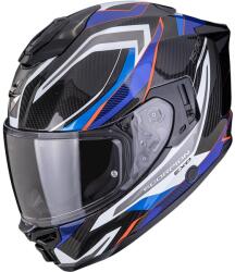 Scorpion Cască integrală pentru motocicletă Scorpion EXO-1500 Carbon Air Hydro negru-alb-albastru (SCRP115-559-116)