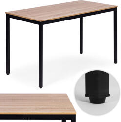 ModernHome Masă de dining, ModernHome NORD-O-BC, 120 x 60 cm, dreptunghiulară, înălțime: 73, 5 cm, picioare metalice, blat MDF, cadru metalic, picioare antiderapante, capacitate de încărcare: 100 kg