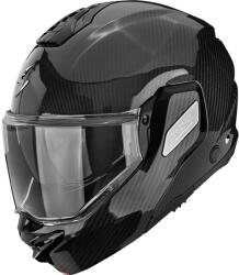 Scorpion Cască de motocicletă Scorpion EXO-TECH II Carbon Solid, flip-up, neagră (SCRP180-261-03)