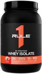 Rule1 R1 Protein Whey Isolate - Tejsavófehérje Izolátum (899 g, Eper Banán)