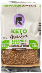  Rosten gm. keto magas proteintartalmú ropogós kenyérszelet szezám- és lenmagos 130 g
