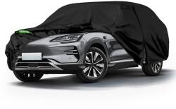 JUDANNA Autótakaró Vízálló 2023-2026 BYD Seal U 5 Ajtós SUV-hoz, Fekete, Teljes Autóponyva Téli Nyári Időjárásálló Cipzáros Ajtóval és Szélvédő Pántokkal
