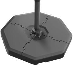 Schneider Einlegeplatten Ampelschirm kiegészítő betétlapok (4 db-os szett) - 110 x 110 x 12 cm, fekete
