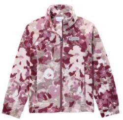 Columbia Benton Springs II Printed Fleece Girls Hanorac Antique Mauve Primroses 556 M